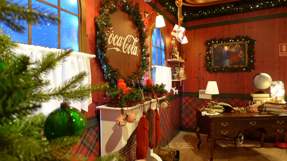 COCA-COLA. LA CASA DE LA NAVIDAD